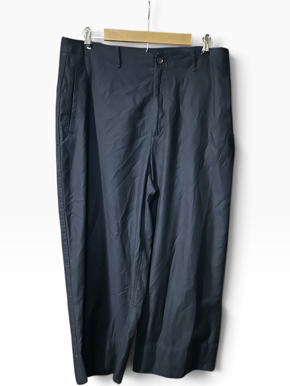 Banana Republic Factory Wide Leg High Rise Pants Black Size 16 Cropped